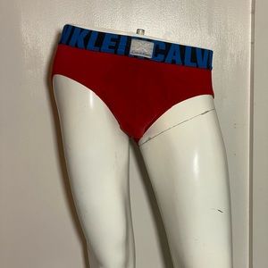 Men’s red Calvin Klein X briefs